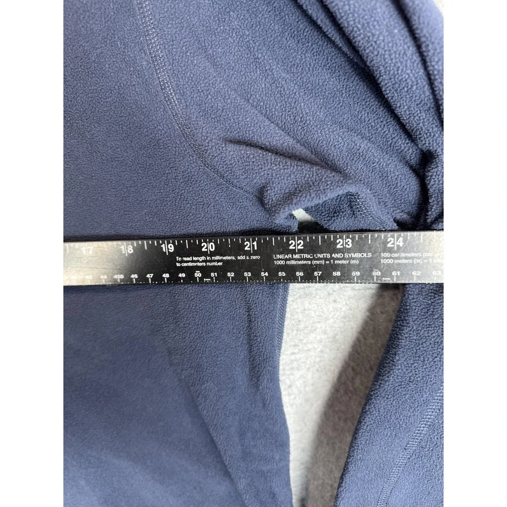 North Face Pullover Mens Medium Blue Gray Fleece Outdoor‎ Half Zip Jacket Hiking